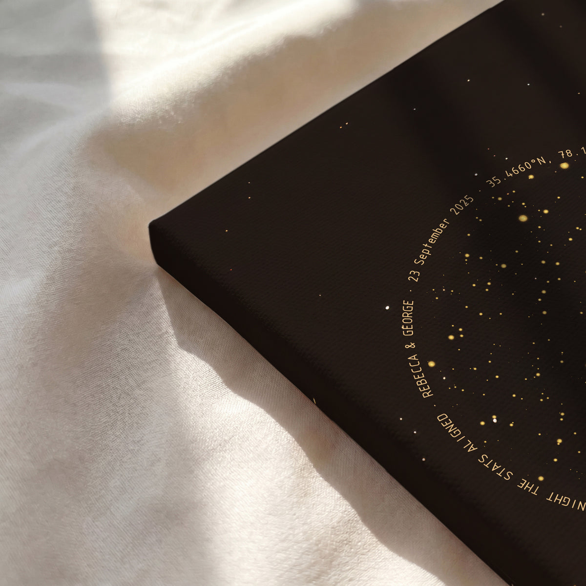 The Night The Stars Aligned – Personalized Moon Phase Star Map | Custom Celestial Print