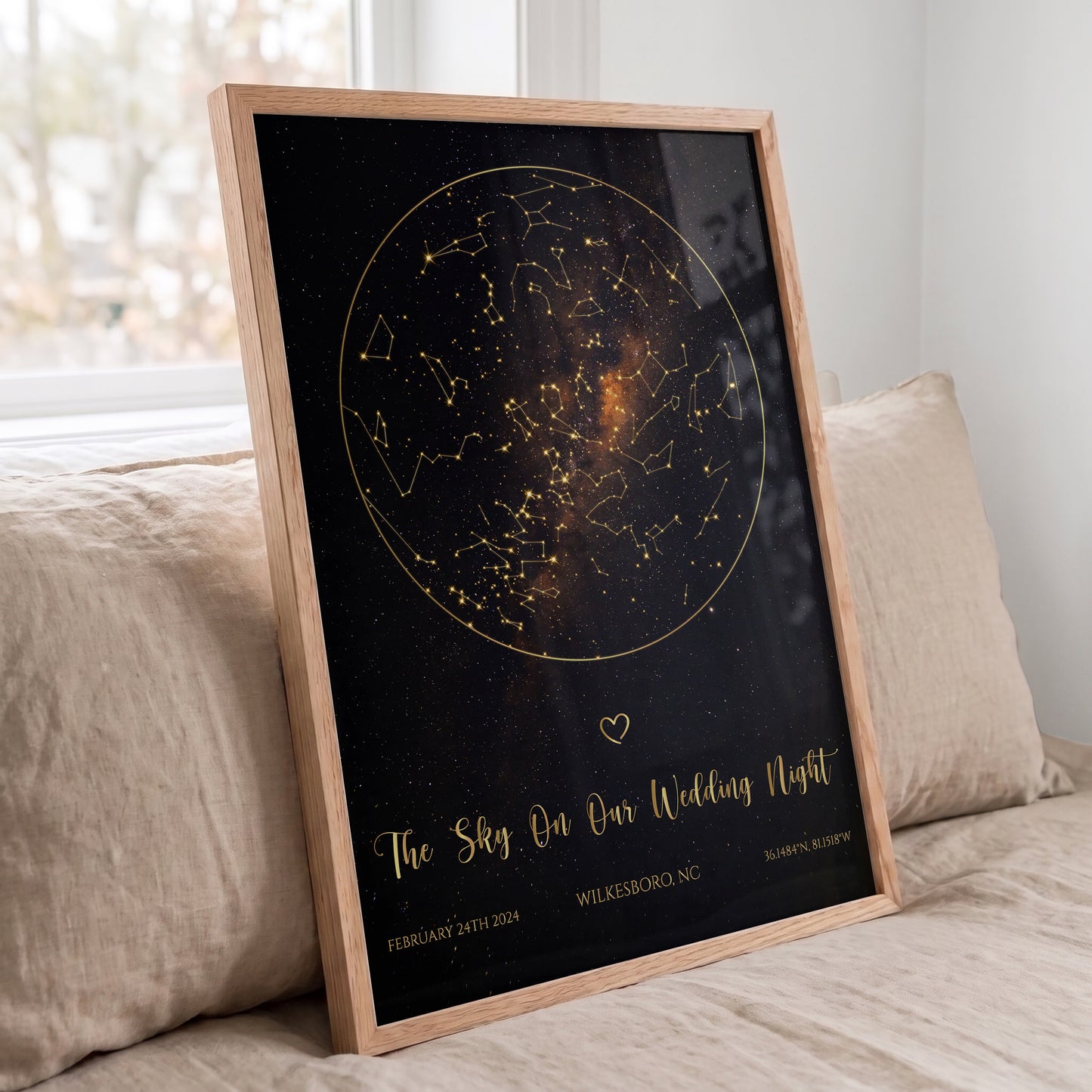 Personalized Star Map | The Night We Met başlık +++
