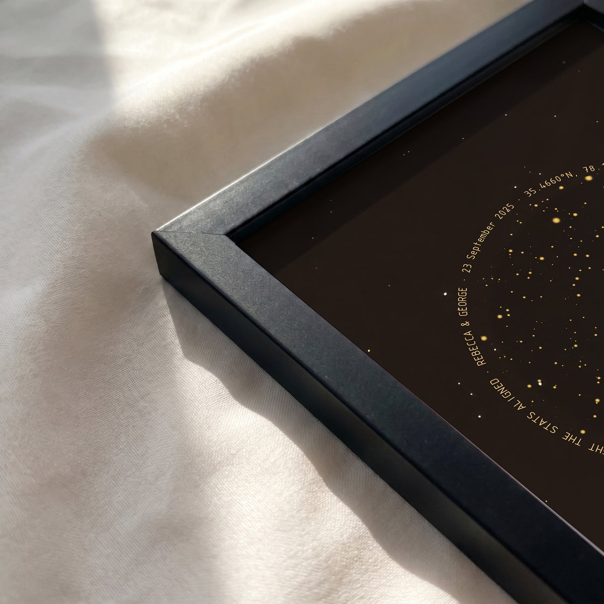 Personalized Moon Phase Star Map – Custom Night Sky Print | Moon & Constellation Map