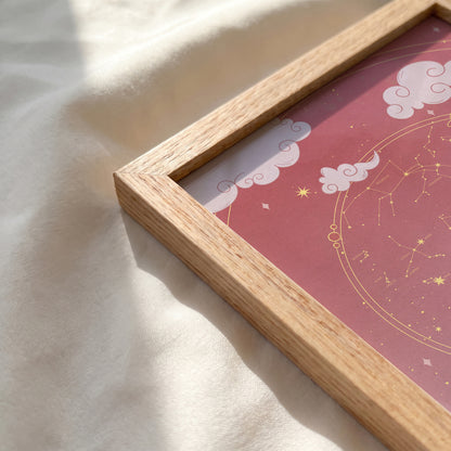 Baby Birth Star Map | Custom Night Sky Print | New Baby Gift