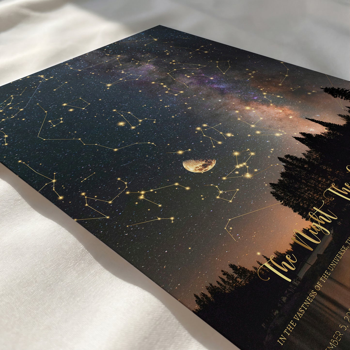 XStar Map Anniversary Gift, Night Sky By Date