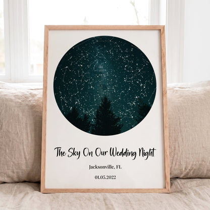 Personalized Star Map | The Sky That Witnessed Your Story