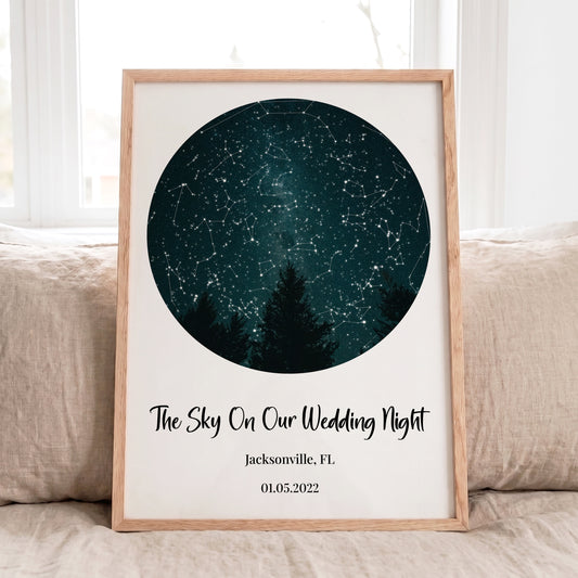 Personalized Star Map | The Sky That Witnessed Your Story