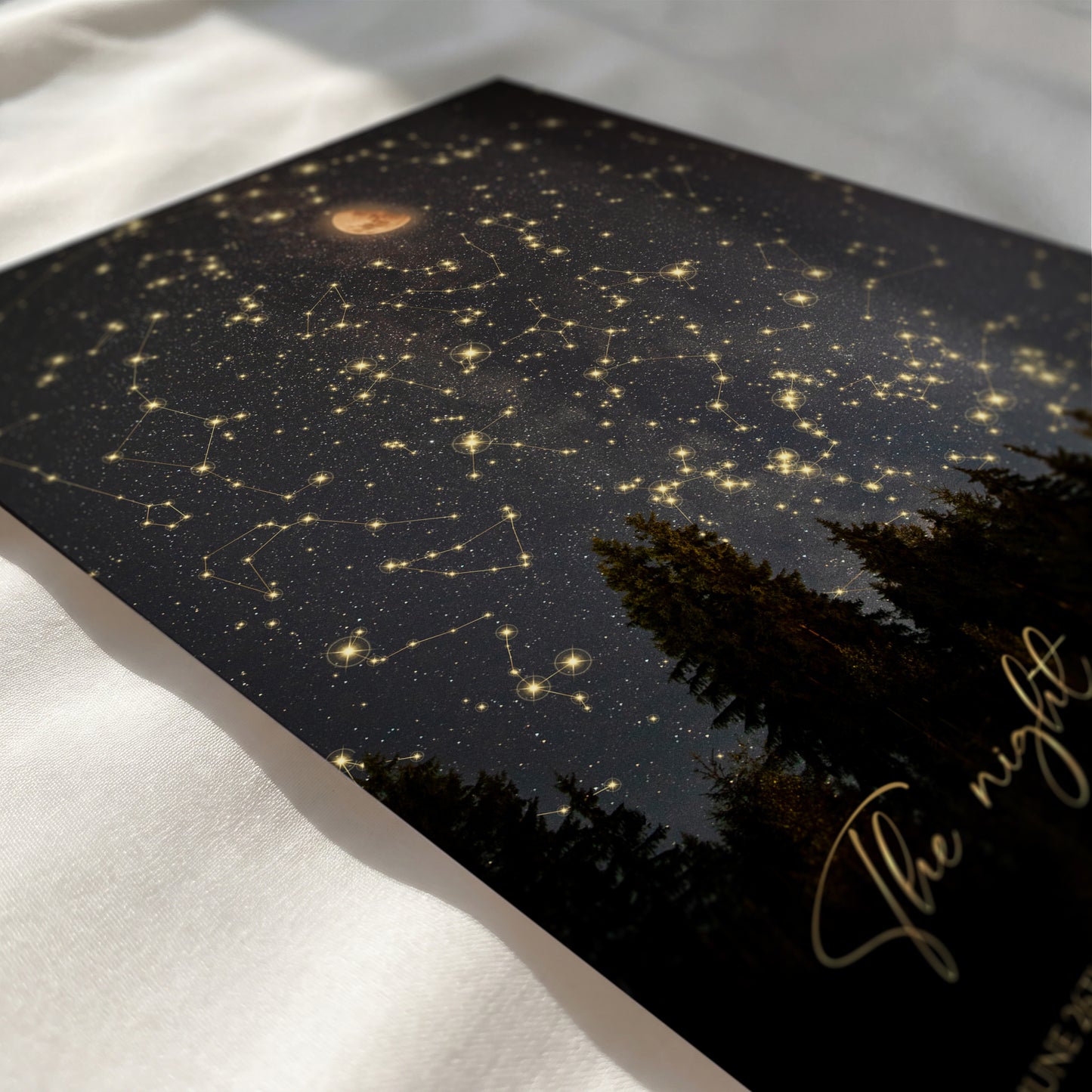 Personalized Forest Star Map | Custom Night Sky Print