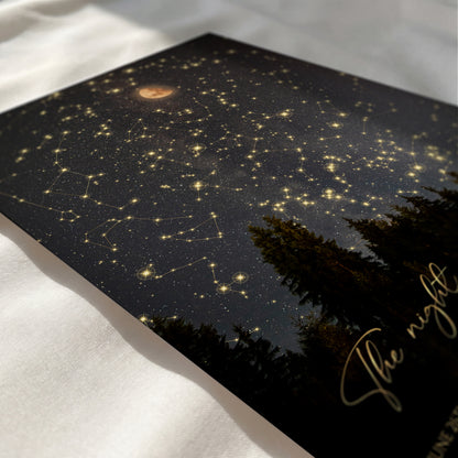 Personalized Forest Star Map | Custom Night Sky Print