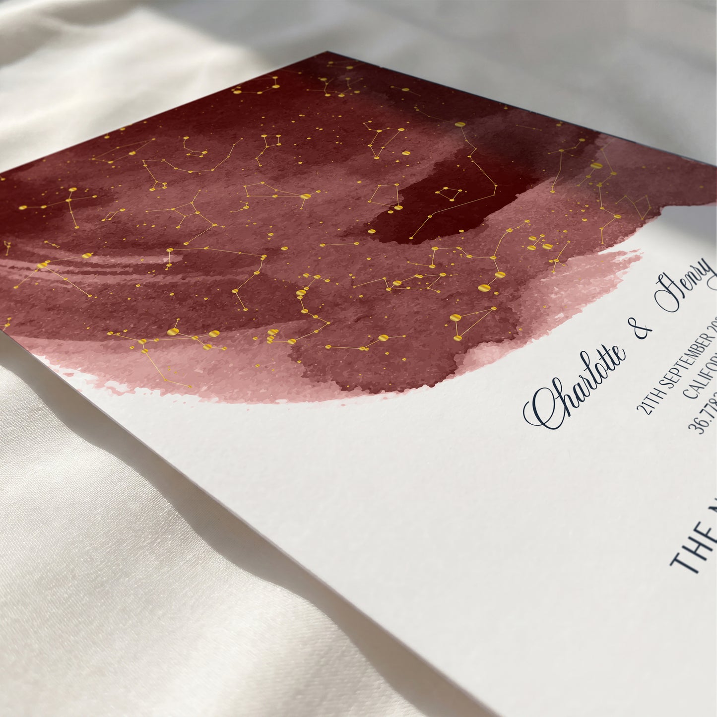 Custom Star Map Print: Personalized Constellation Gift
