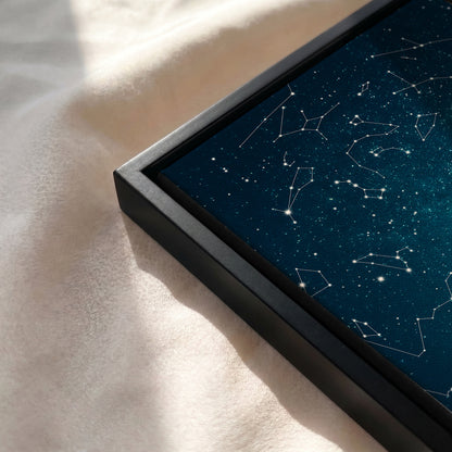 Personalized Star Map Print | Custom Night Sky Poster with Background & Landscape Options