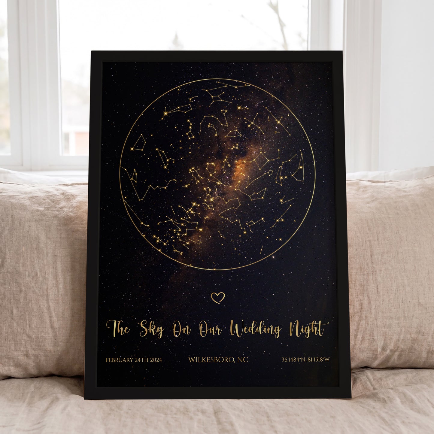 Personalized Star Map | The Night We Met başlık +++