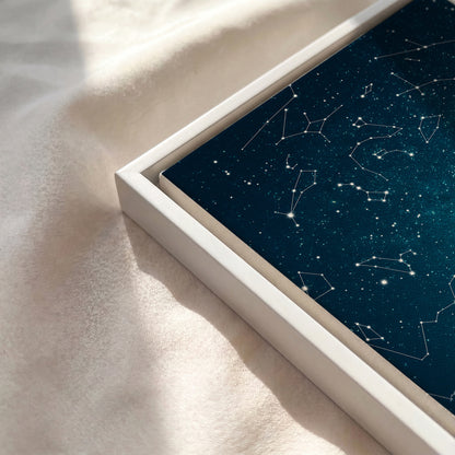Personalized Star Map Print | Custom Night Sky Poster with Background & Landscape Options
