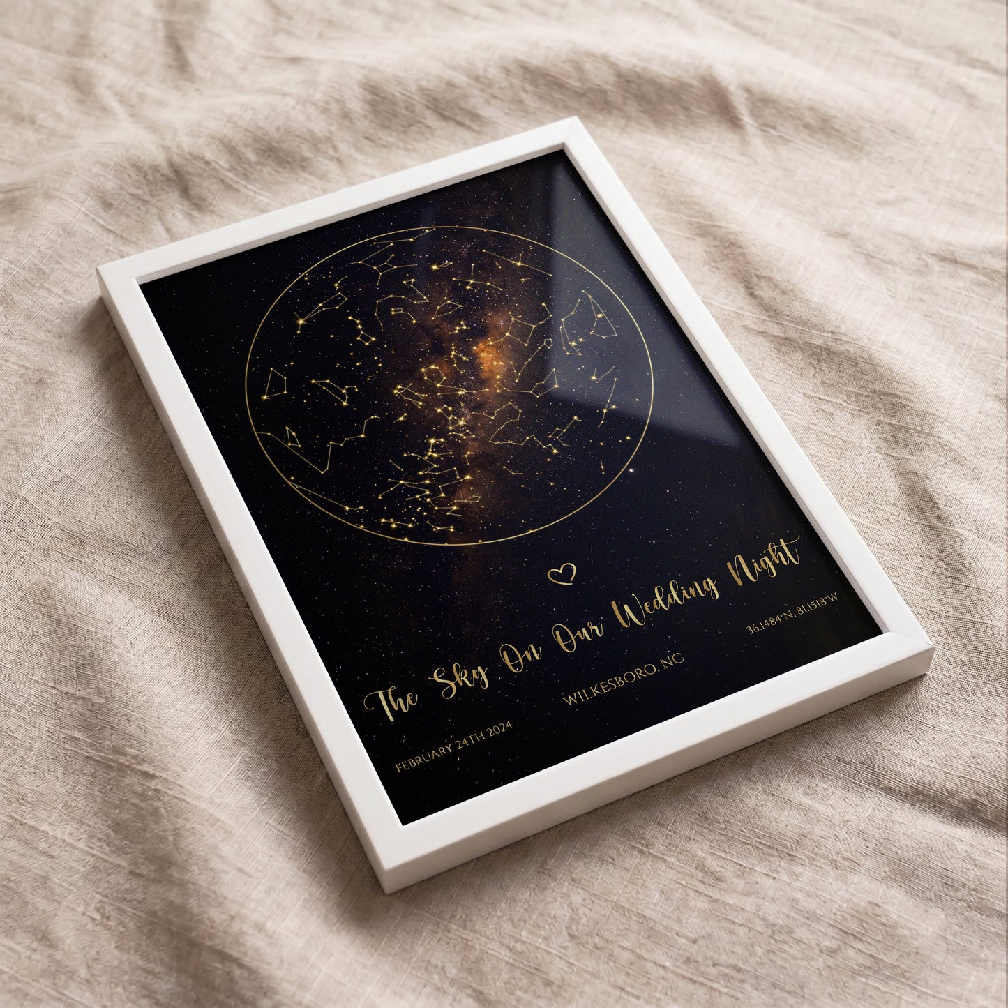 Personalized Star Map | The Night We Met başlık +++