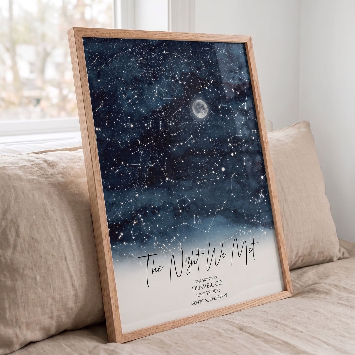 Personalized Star Map | The Night We Met