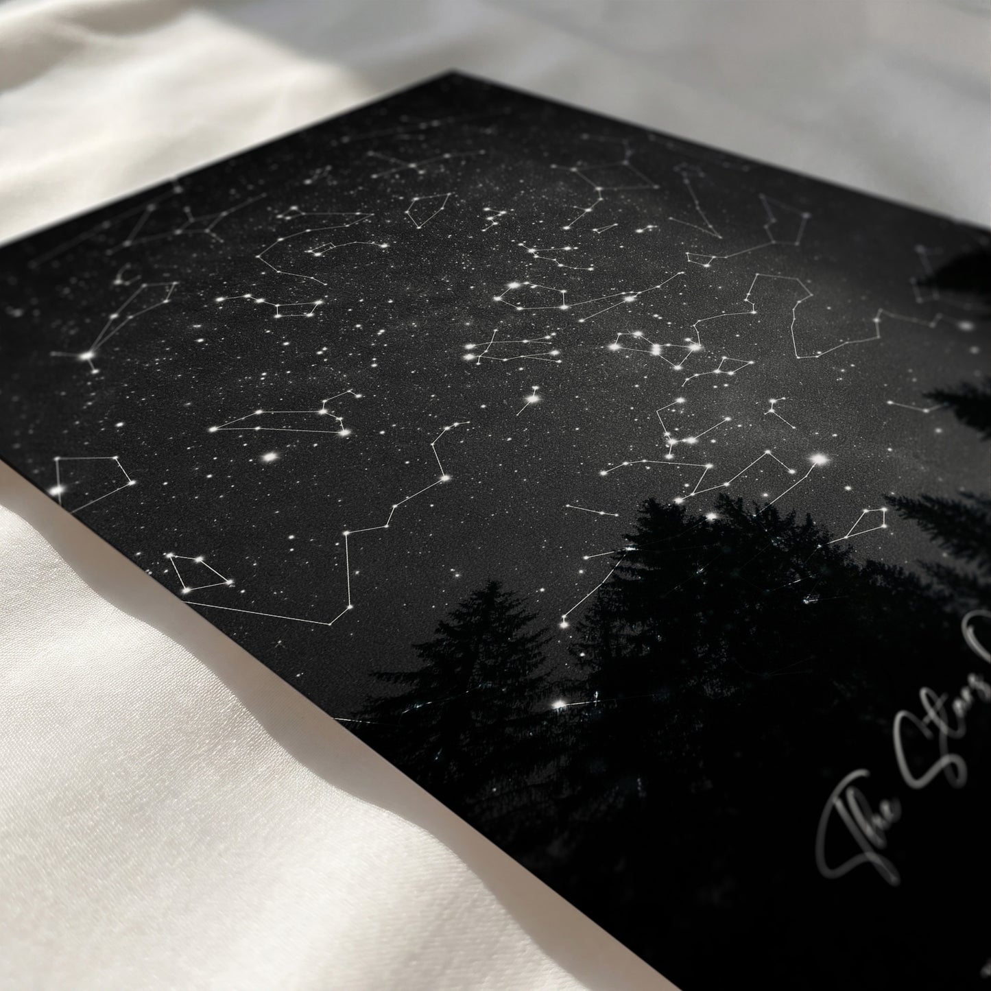 Personalized Star Map Print | Custom Night Sky Poster with Background & Landscape Options