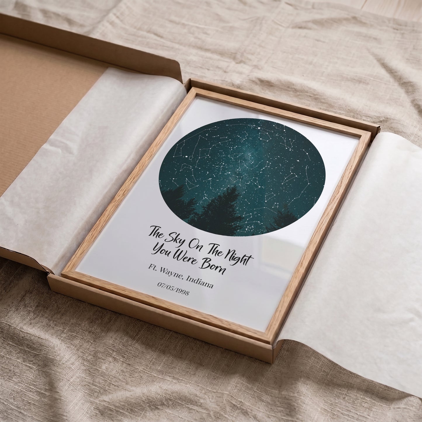 Personalized Star Map | The Sky That Witnessed Your Story