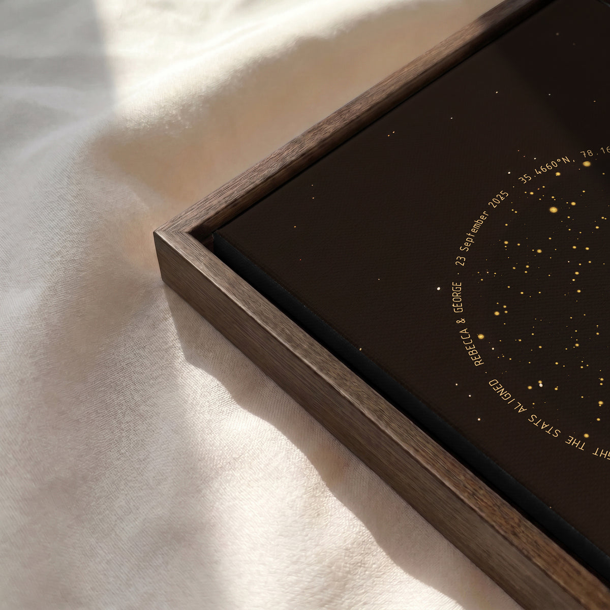 Personalized Moon Phase Star Map – Custom Night Sky Print | Moon & Constellation Map