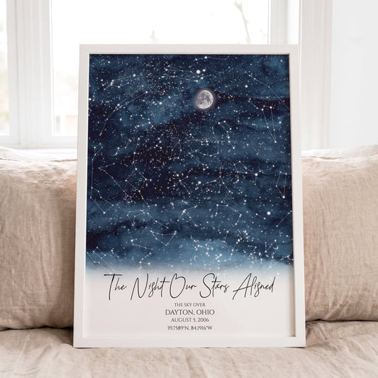 Personalized Star Map | The Night We Met