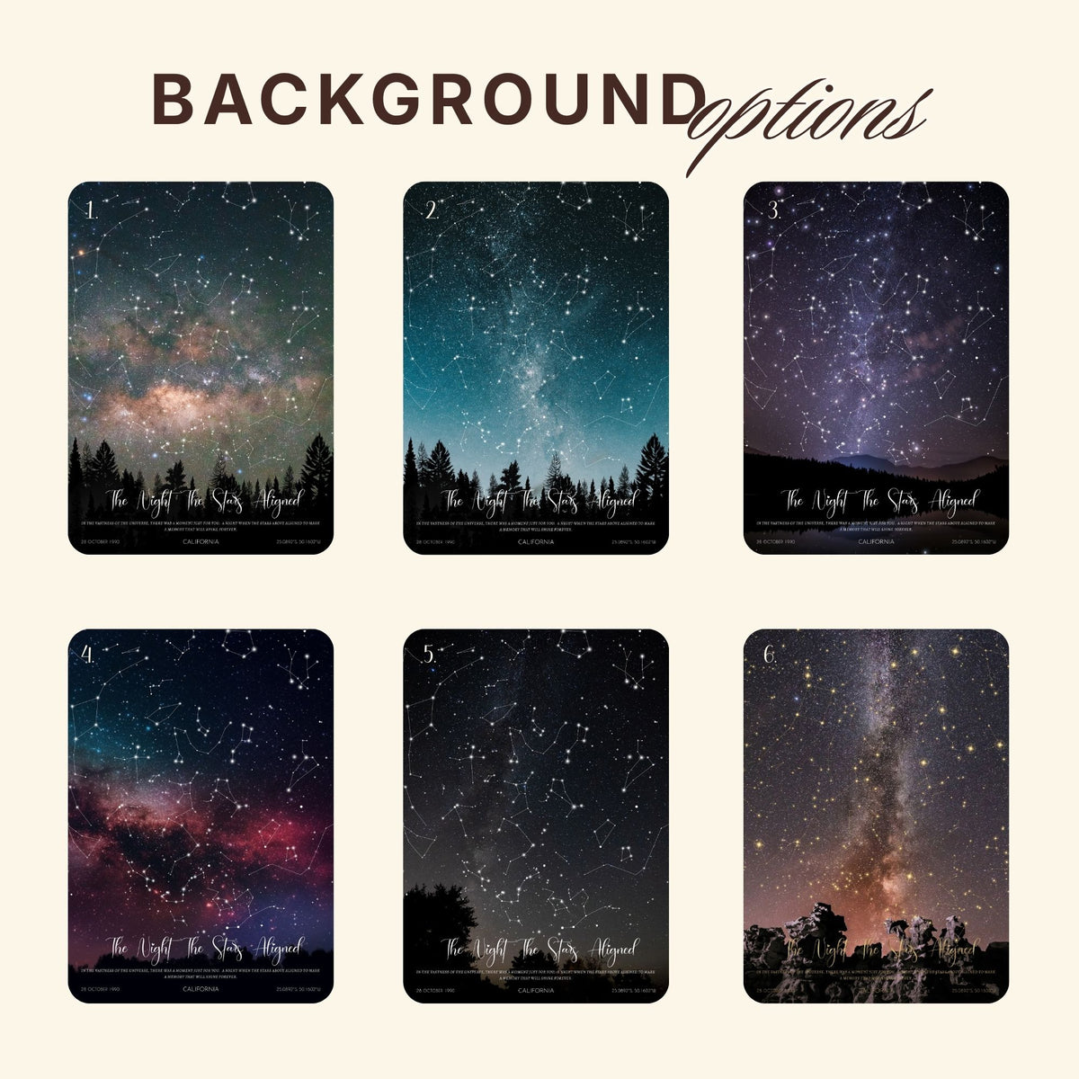 Custom Night Sky Art