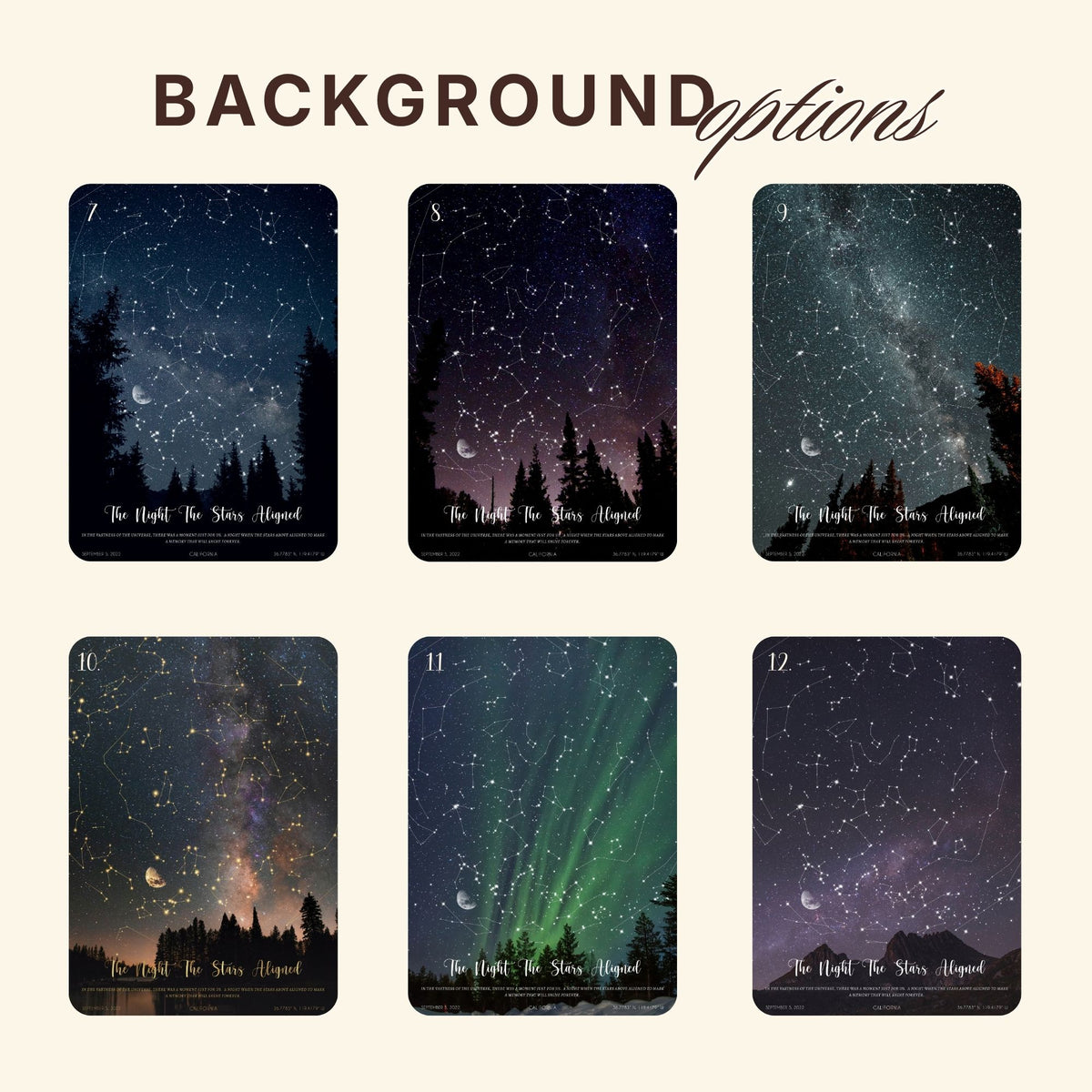 Custom Night Sky Art