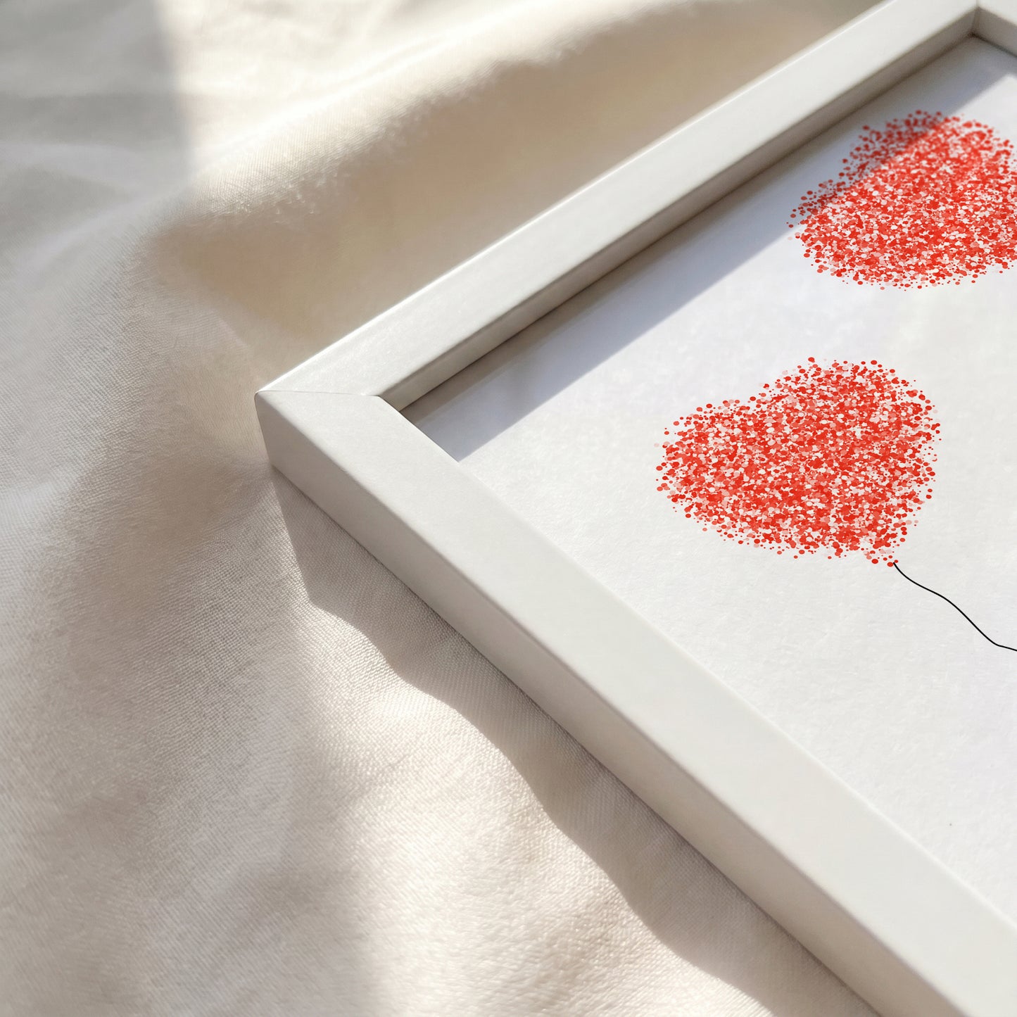 Custom Couple Heart Print - Personalized Names, Date & Quote Wall Art